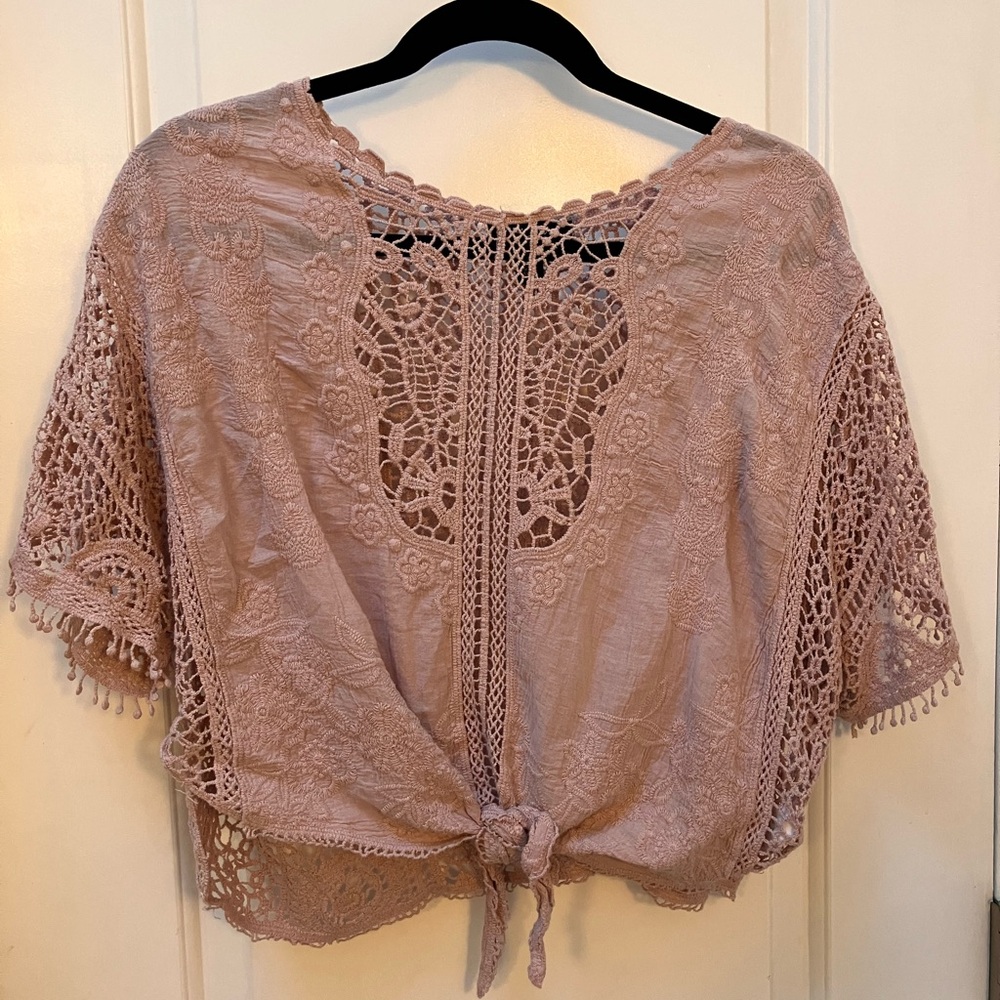 New Look pink top